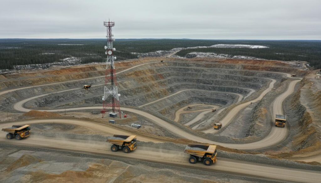 IAMGOLD внедрила частную сеть 5G на золотом руднике Коте Голд в Канаде