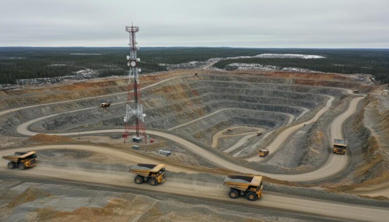 IAMGOLD внедрила частную сеть 5G на золотом руднике Коте Голд в Канаде